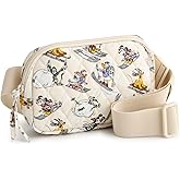 Vera Bradley Premium Cotton Disney Woodward Small Belt Bag, Downhill Skiing Mickey and Friends