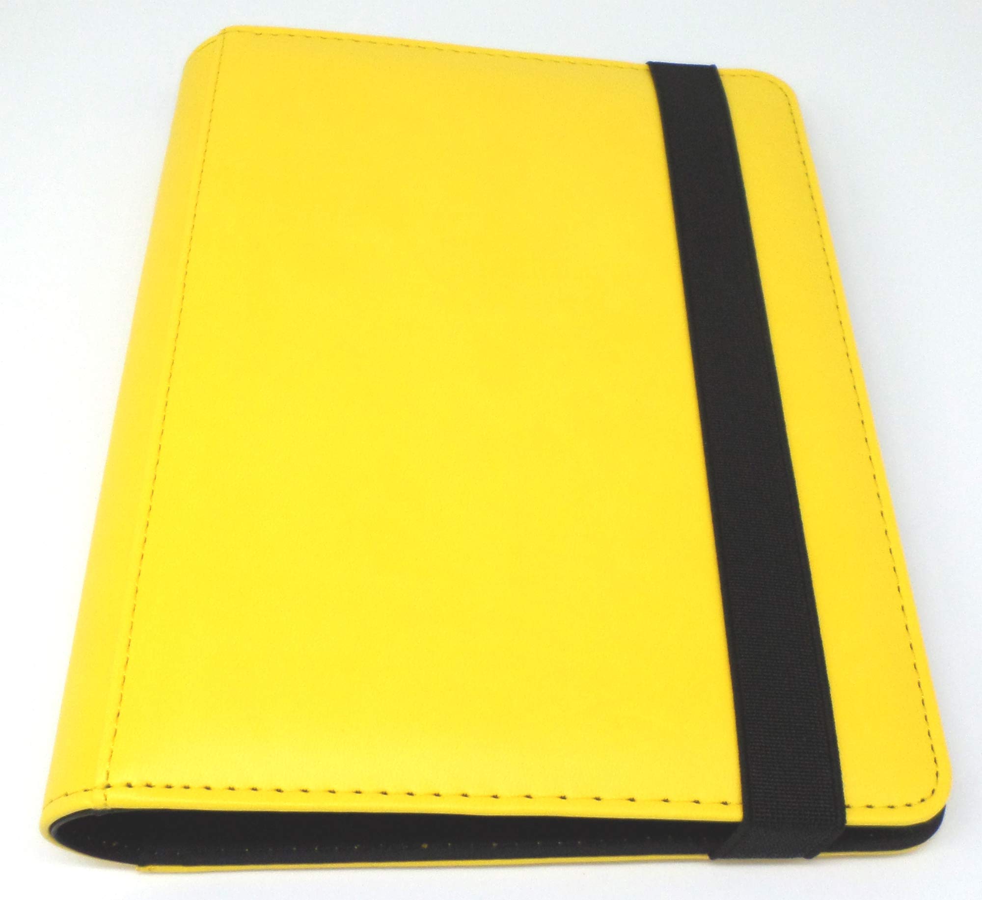 docsmagic.de Pro-Player Premium 4/8-Pocket Album Yellow - 160 Card Binder - MTG - PKM - YGO