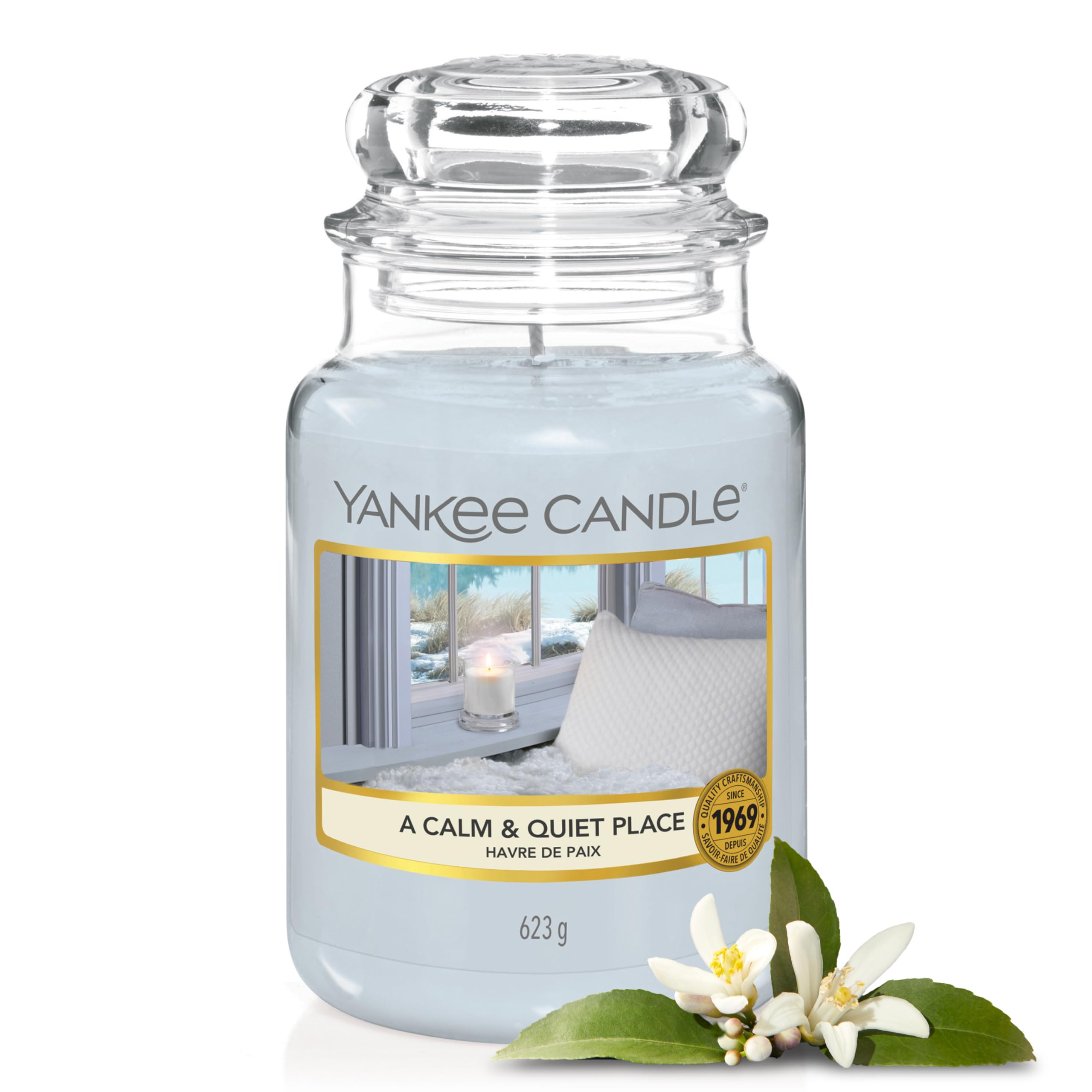 Yankee Candle Scented Candle | A Calm & Quiet Place Large Jar | Long Burning Candles: up to 150 Hours | Perfect Gifts for Women