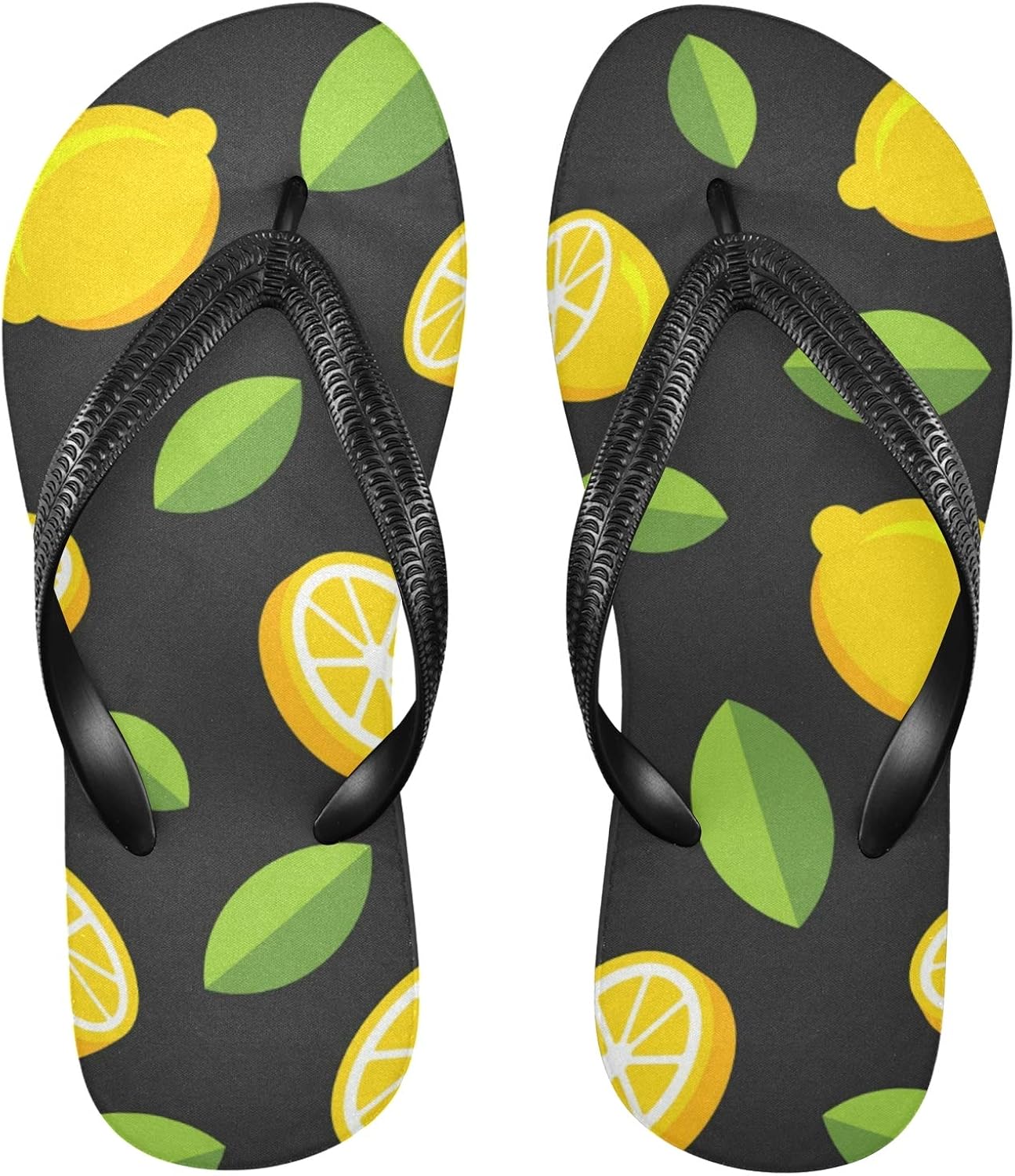 lemon flip flops