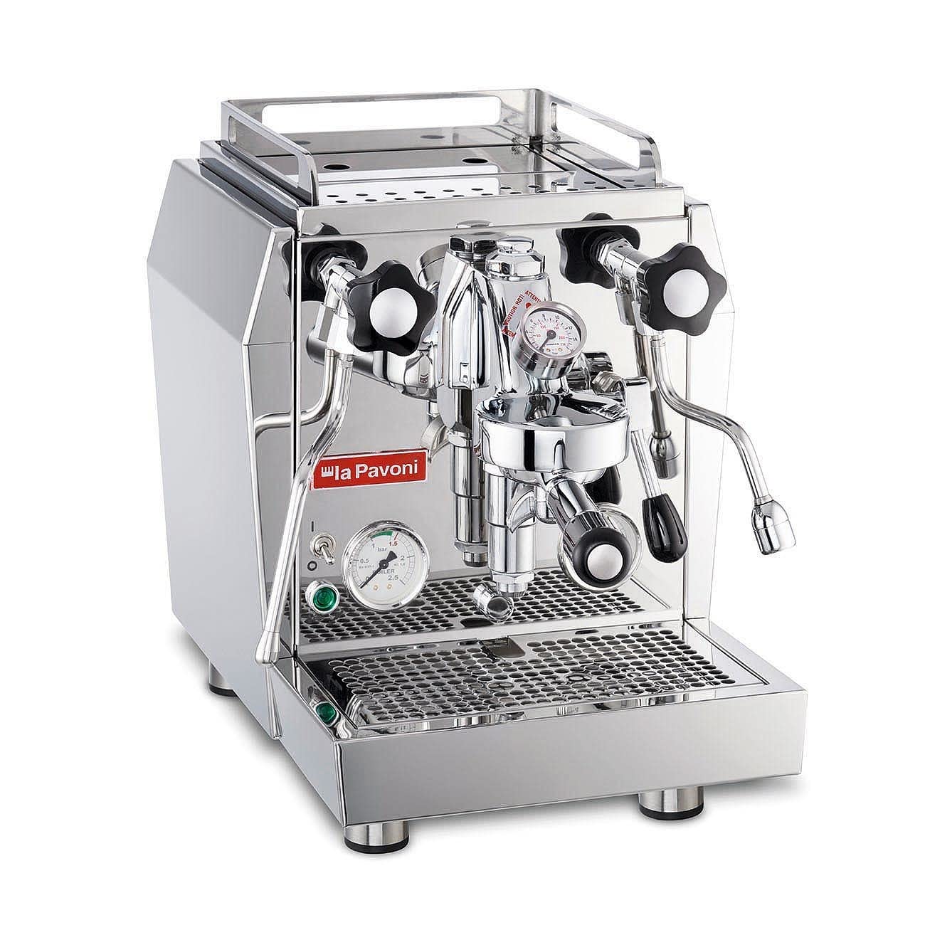 La Pavoni Semi-Professional Coffee Maker with a Capacity of 1.8l from Smeg Evoluzione Botticelli LPSGEV01EU, Steel 2