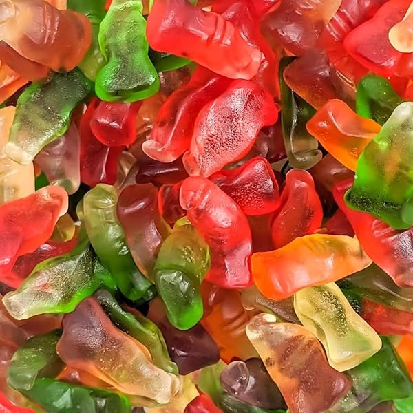 VIDAL MINI SODA POP MIX GUMMY CANDY, 2.2 POUND BAG