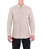First Tactical Men's Specialist Long Sleeve Tactical Shirt Khaki