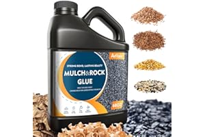 GENERIC Arflair Mulch Glue 68oz – Outdoor Rock Glue for Gravel, Stone, Bark, Pebbles, Pine Straw & Rubber Mulch, with Unprocessed Acrylic Resins for Use in Landscaping and Garden Construction