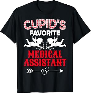 Cupid's Favorite Medical Assistant Couple Valentine's Day T-Shirt