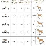 Ellie-Bo Silver Standard XL 42-Inch Folding 2-Door Dog Cage Crate view 5