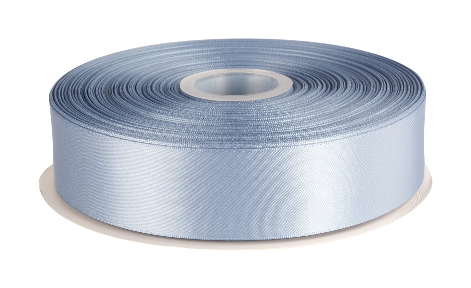 Double Faced Satin Ribbon, 38mm X 91M, Solid Polyester Ribbon for Gift Wrapping, Crafts, Wedding Party Ceremony Decoration, Floral Arrangement, Sewing (French Blue)