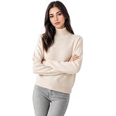 Chanyarn Women's 100% Pure Cashmere Sweater Turtleneck Long Sleeve Warm Soft 2026 Fall Winter Knit Pullover