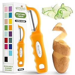 Spring Chef Premium Swivel Vegetable Peeler, Soft