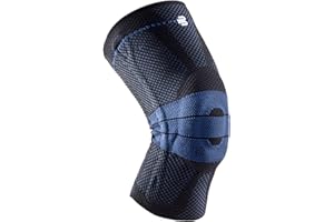 Bauerfeind - GenuTrain - Knee Brace - Targeted Support for Pain Relief and Stabilization of The Knee, Provides Relief of Weak, Swollen, and Injured Knees- Size 3 - Color Black