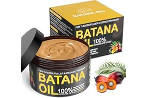 QYTIN Batana Oil for Hair Growth, 100% Natural Pure Batana Oil Paste from Dr. Sebi Honduras, Prevents Hair Loss, Enhances Thickness, Organic Raw Batana Hair Mask for Women & Men (4.05 Oz)