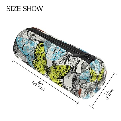 Amazoncom Giovanior Colorful Butterfly Floral Rose Pencil