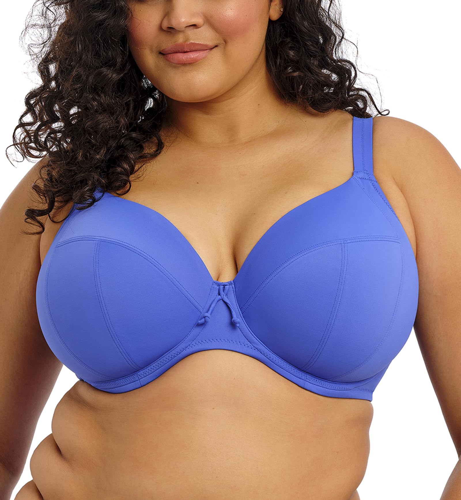 Elomi Swim Women’s Plain Sailing Underwire Plunge Bikini TOP, Azure