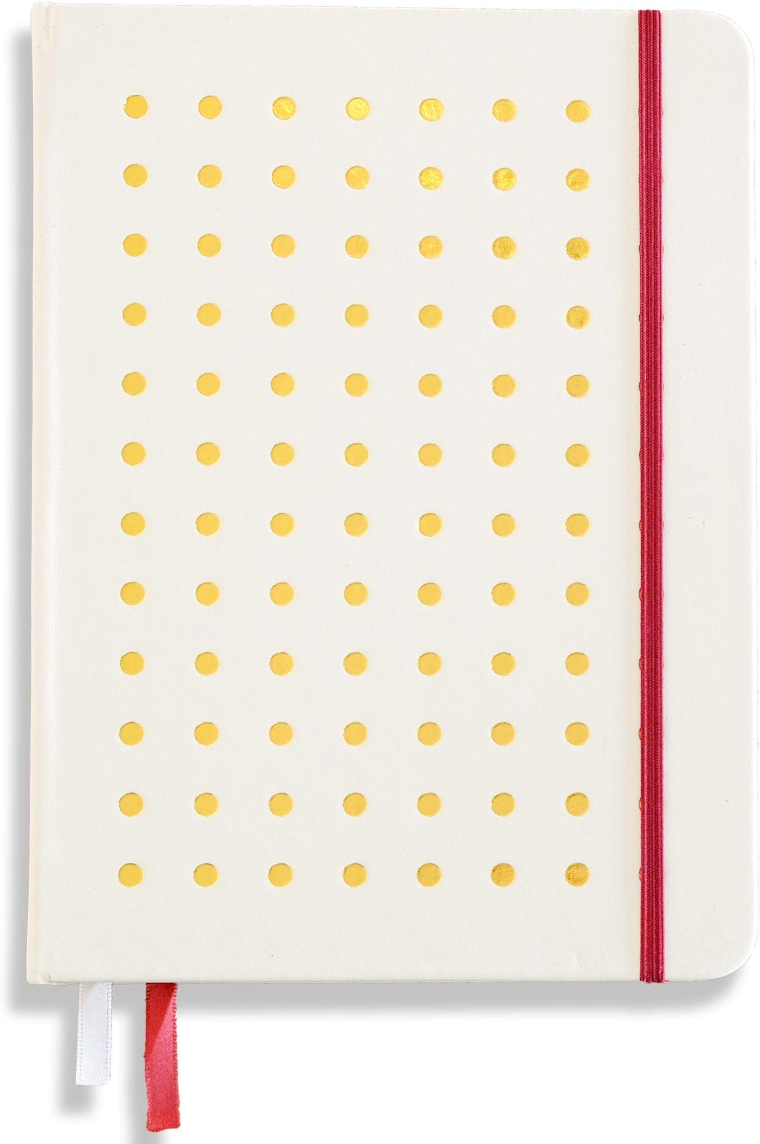 Dot Grid Notebook for Bullet Journaling - Hardcover 6" x 8" with Thick 100GSM Paper Perfect for Fountain Pens (Cream)