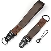 Glorisunity Hand Wrist Lanyard Key Chain Holder, Wristlet Strap for Key for Women & Men, Lanyard for Car Key (2 Piece)…