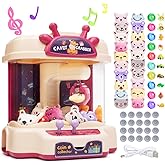 Meland Claw Machine - Mini Vending Machine for Kids & Adult with Mini Plush Toys, Capsules, Toys for Kids Girls Age 3+, Birthday for Toddlers