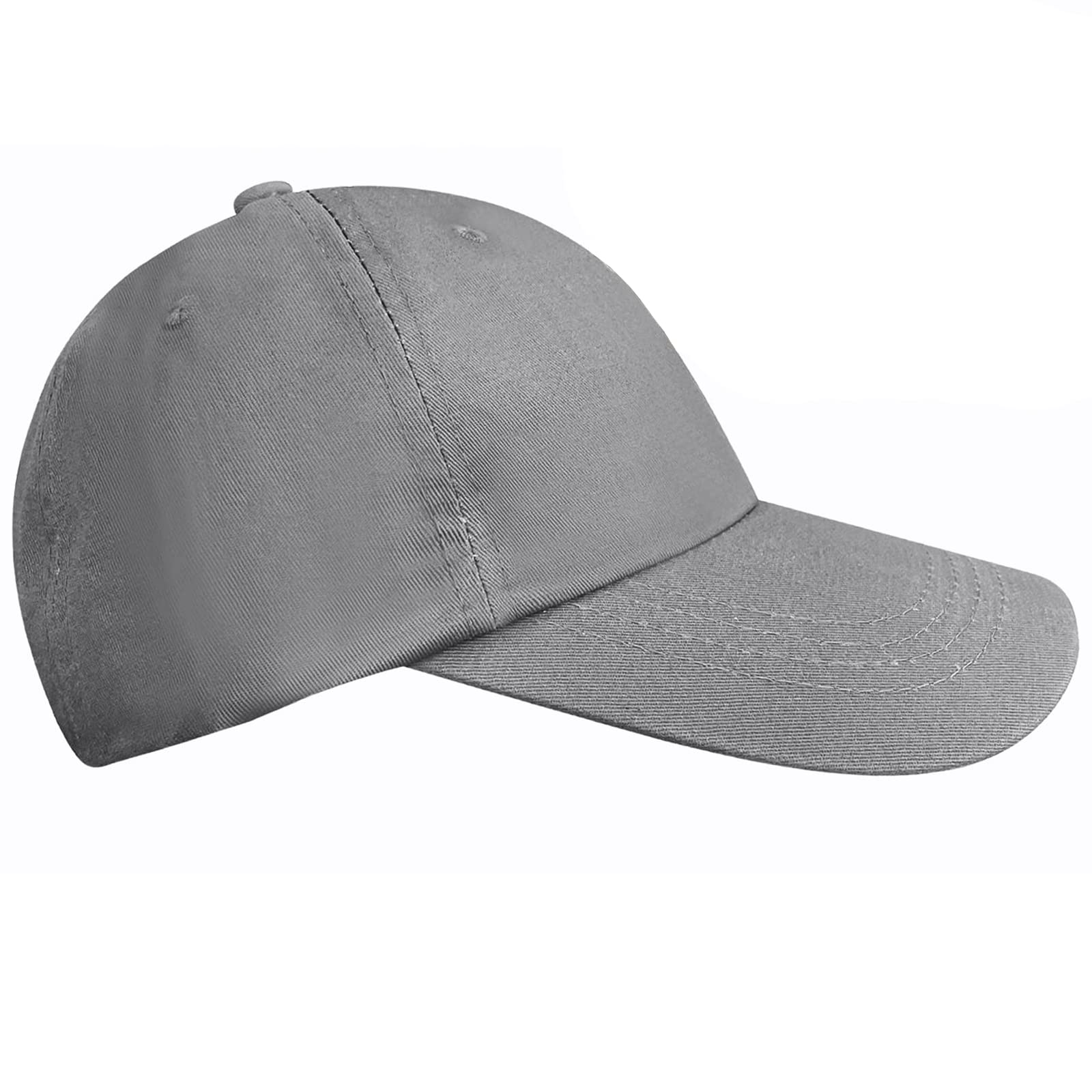 Mairhie Baseball Cap for Men Women, Adjustable Plain Sports Sun Hat, Classic 6 Panel Trucker Cap, Cotton Golf Caps for Running Fishing