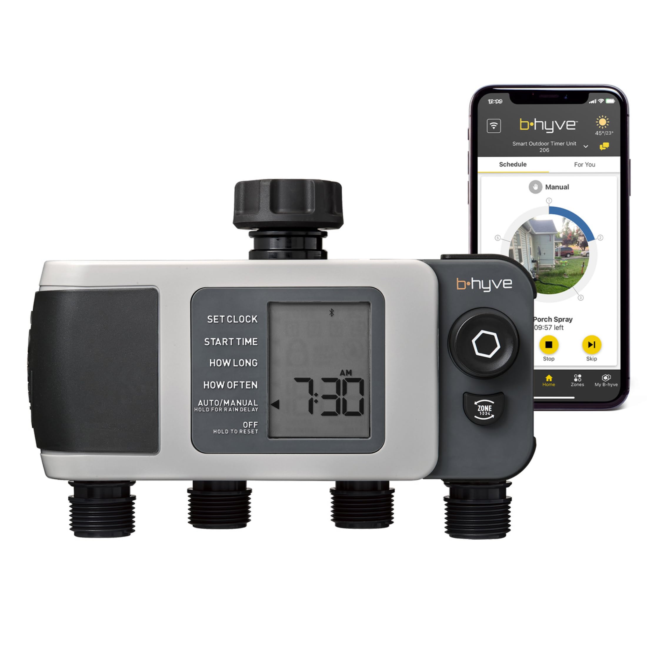 Photo 1 of Orbit 24634 B-hyve XD 4-Port Smart Hose Watering Timer