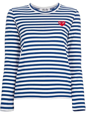 comme des garcons blue t shirt