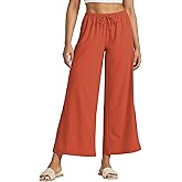 Willit Women's Wide Leg Pants UPF 50+ Swim Beach Pants Lightweight Travel Pants Quick Dry Sun Protective