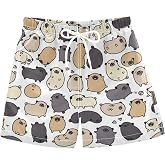 visesunny Little Boys Quick Dry Beach Board Shorts Kids Swim Trunk Swimsuit Beach Shorts Swim Trunk for Infant Boy Teens