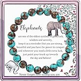 ARHTF Lucky Elephant Bracelet for Women - Good Luck Gifts Inspiring Strength