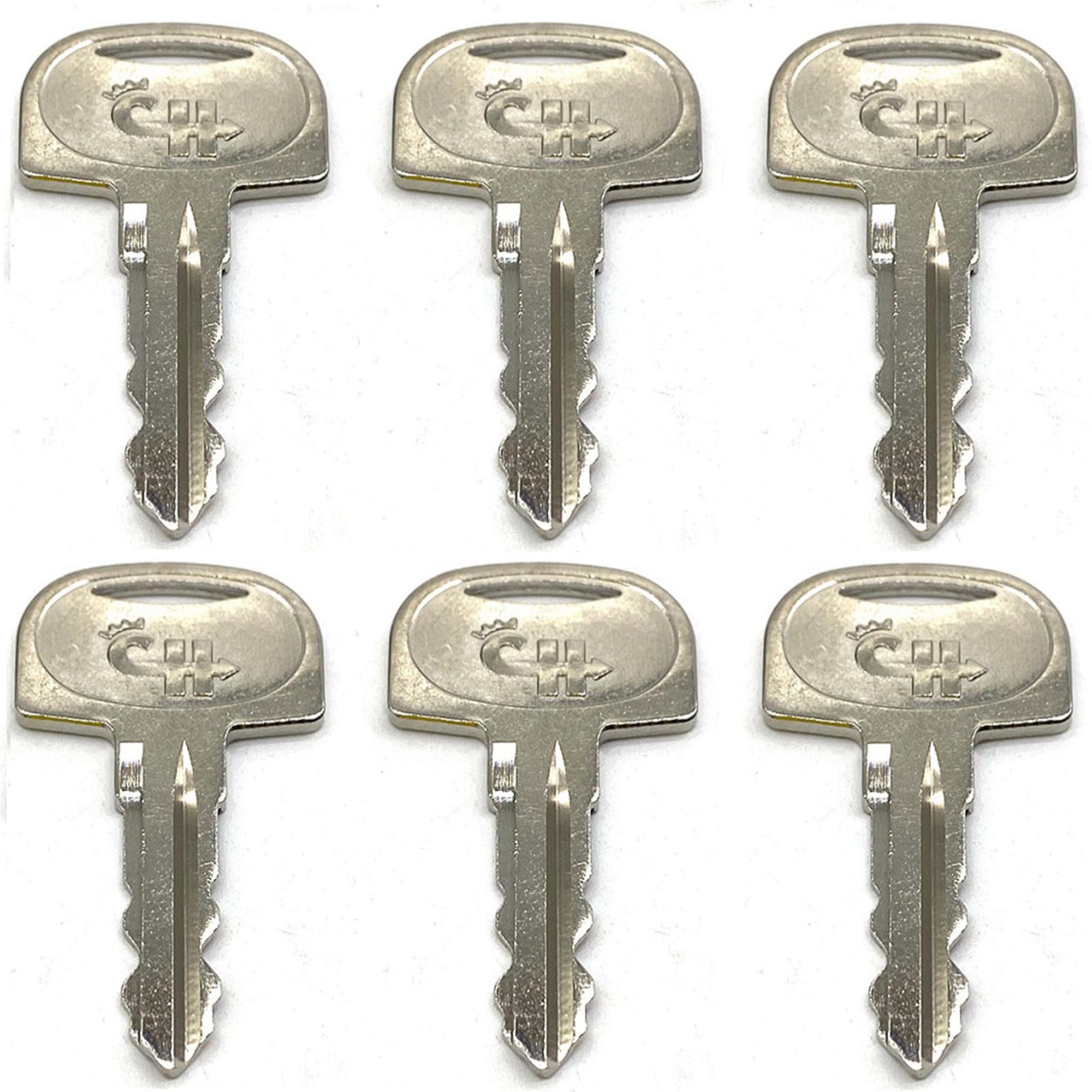 BODYA 6Pcs 601 Excavator Keys Ignition Keys Construction Machinery Replacement Keys for Sany 601 Key Mini Excavator Broderson Crane