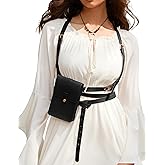 Scarlet Darkness Renaissance Belt Pouch Women Pirate Accessories Body Harness Belt Waist Bag