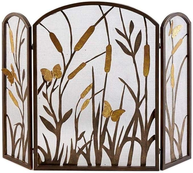 hjbjb Decoracion de Escritorio,Pantalla De Chimenea De Escultura