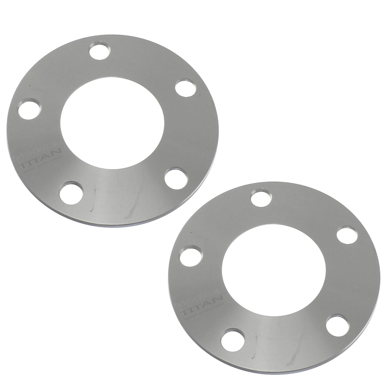 (2) 5mm 5x114.3 Hubcentric Wheel Spacers (67.1mm Bore) Fits Mitsubishi Lancer Evo