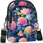 Yrebyou Small Crossbody Bags for Women Cell Phone Purse Lightweight Over Shoulder Bags with Adjustable Strap for Travel