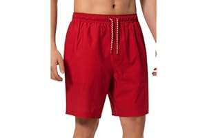 BARRACUDA BAY Mens Swim Trunks 8 inch Inseam Mesh Liner Quick-Dry Lightweight 4-Way Stretch Bathing Suit Swimming Trunks for Men UPF 50+