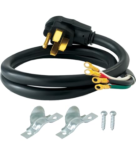 Iron Forge 50 Amp 4 Prong Range Power Cord - 4 Ft Extension, NEMA 14-50P, Heavy Duty 6/8 AWG For RV, EV Charger, Dryer - View #3
