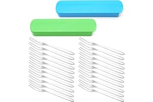 Dessert Forks, 40 Pieces 5-inch Stainless Steel Appetizer Cocktail Forks & Mini Salad Fruit Cake Tasting Forks