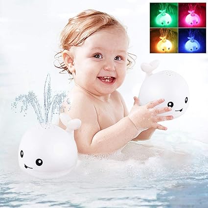 light up sprinkler bath toy
