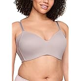 Warner's Women's No Side Effects Underarm-Smoothing Wireless Bra RM3061A, Smoke