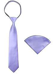 Spring Notion Boys' Satin Zipper Necktie and