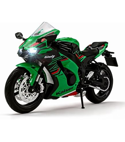 Amazon.com: 2011 Kawasaki ZX-14 Ninja Green Motorcycle Model 1/12
