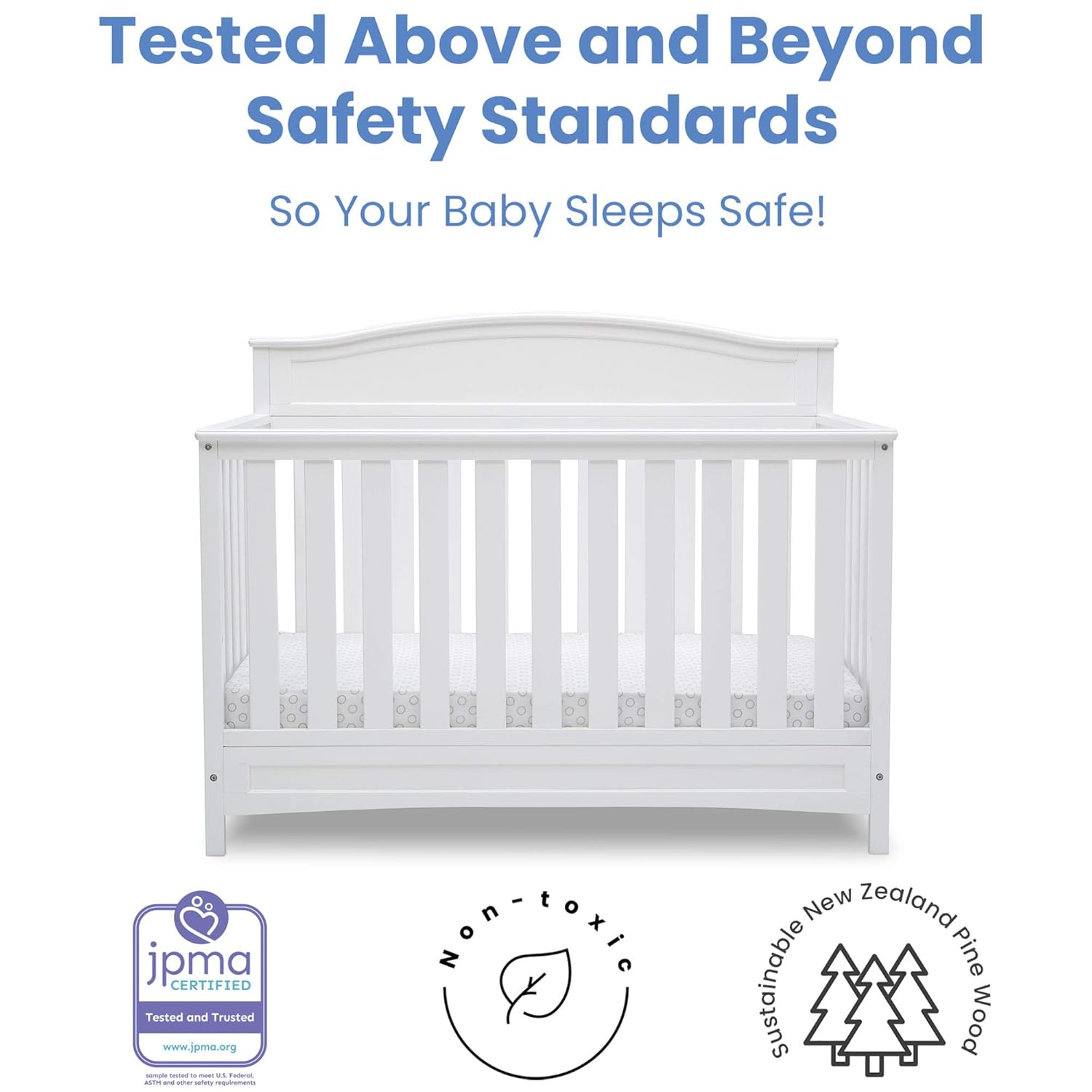 delta emery 4 in 1 convertible crib