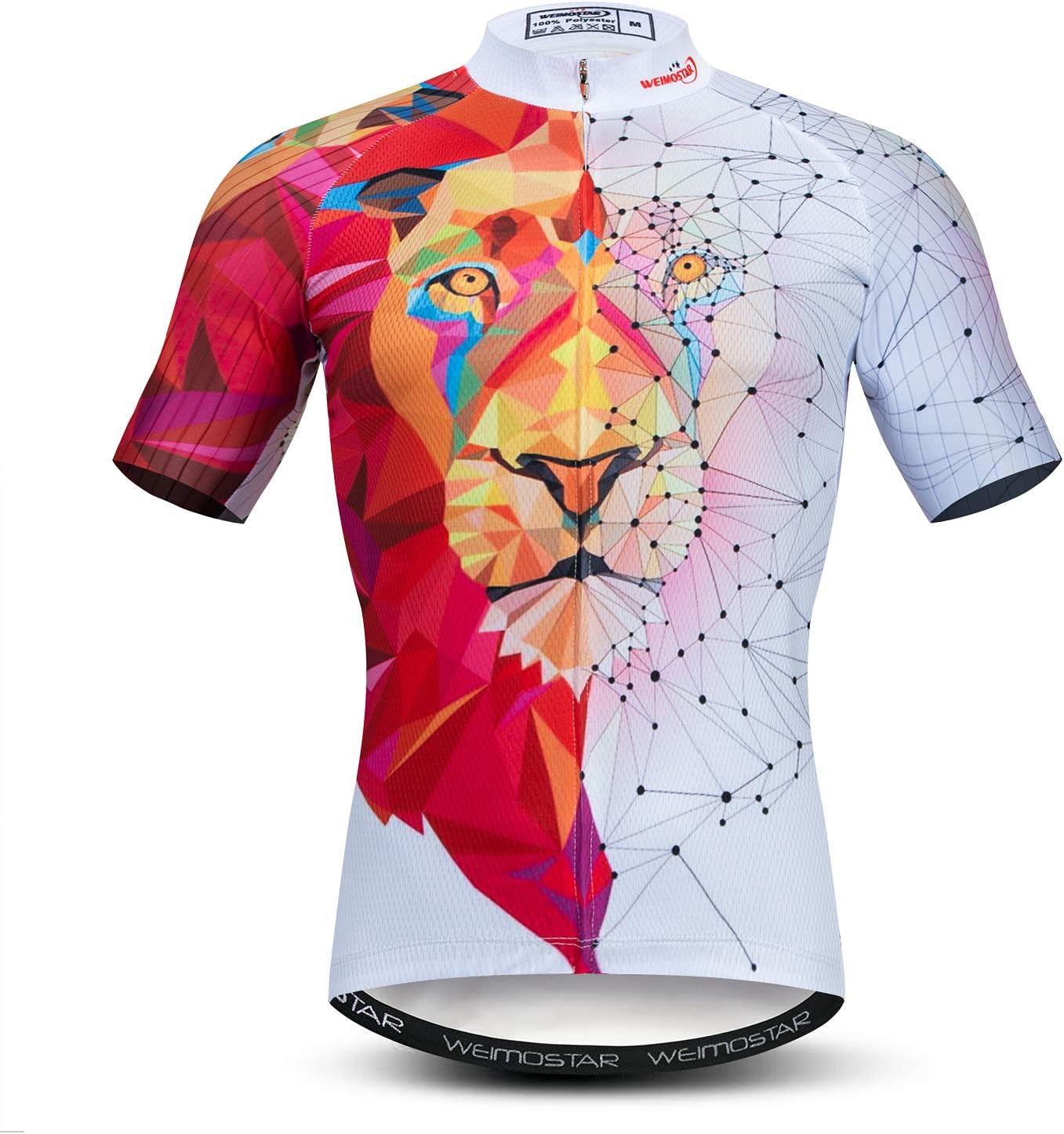 WeimostarSummer Men's Cycling Jersey Short Sleeve Mountain Bike Road Bicycle Shirt