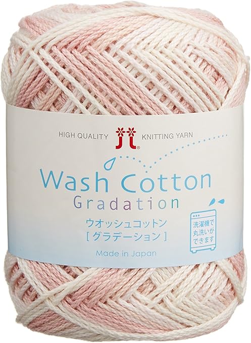 Amazon Co Jp ハマナカ ウォッシュコットン グラデーション 毛糸 並太 Col 307 ピンク 系 40g 約102m 2333 ホビー