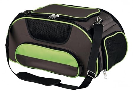 Trixie Flügel airlindog Carrier, 46 x 28 x 23 cm, braun/grün