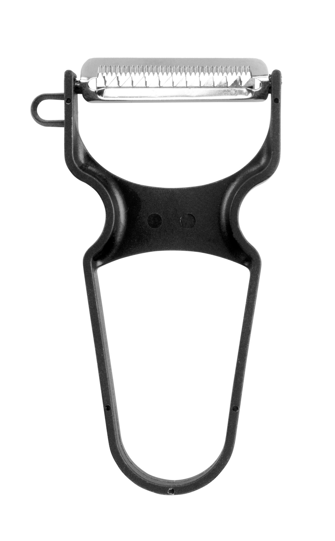 Chef Aid Julienne Peeler, Black, 11.8 x 9.2 x 2.2 cm