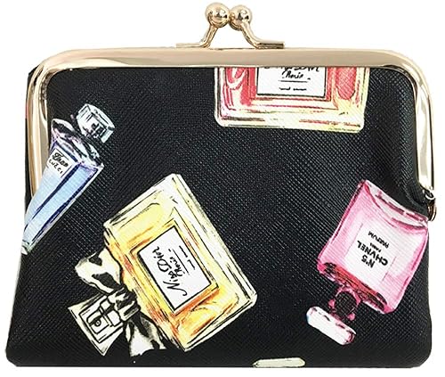 Amazon Life Connection がま口財布 二つ折り 小物入れポケット