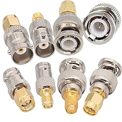 TJMD SMA to BNC Kits 3 Sets RF Coaxial Adapter Male
