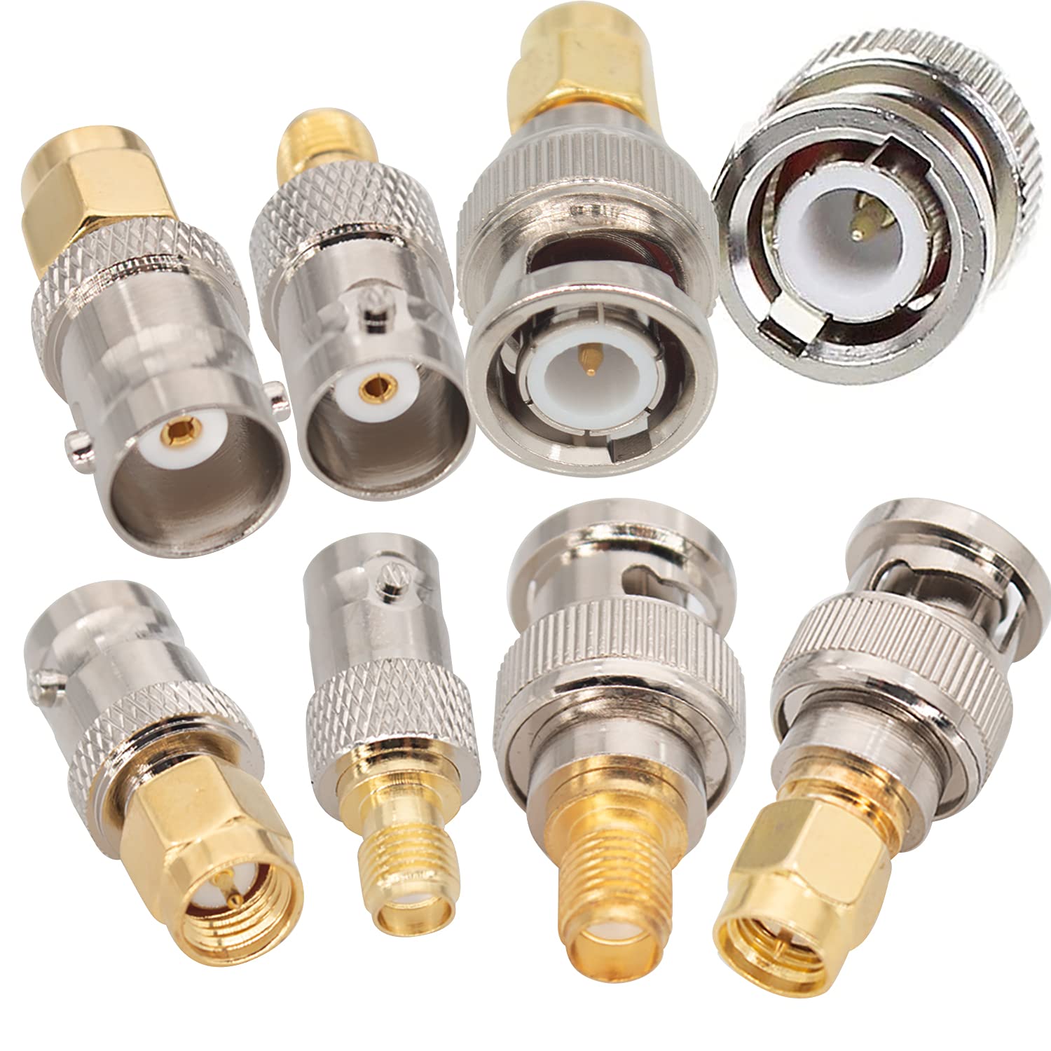 TJMD SMA to BNC Kits 3 Sets RF Coaxial Adapter Male