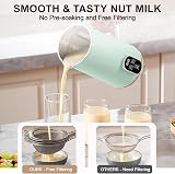 WingFly Soy Milk Maker 650ML, 10 Blades, Self-Cleaning, Green view 5