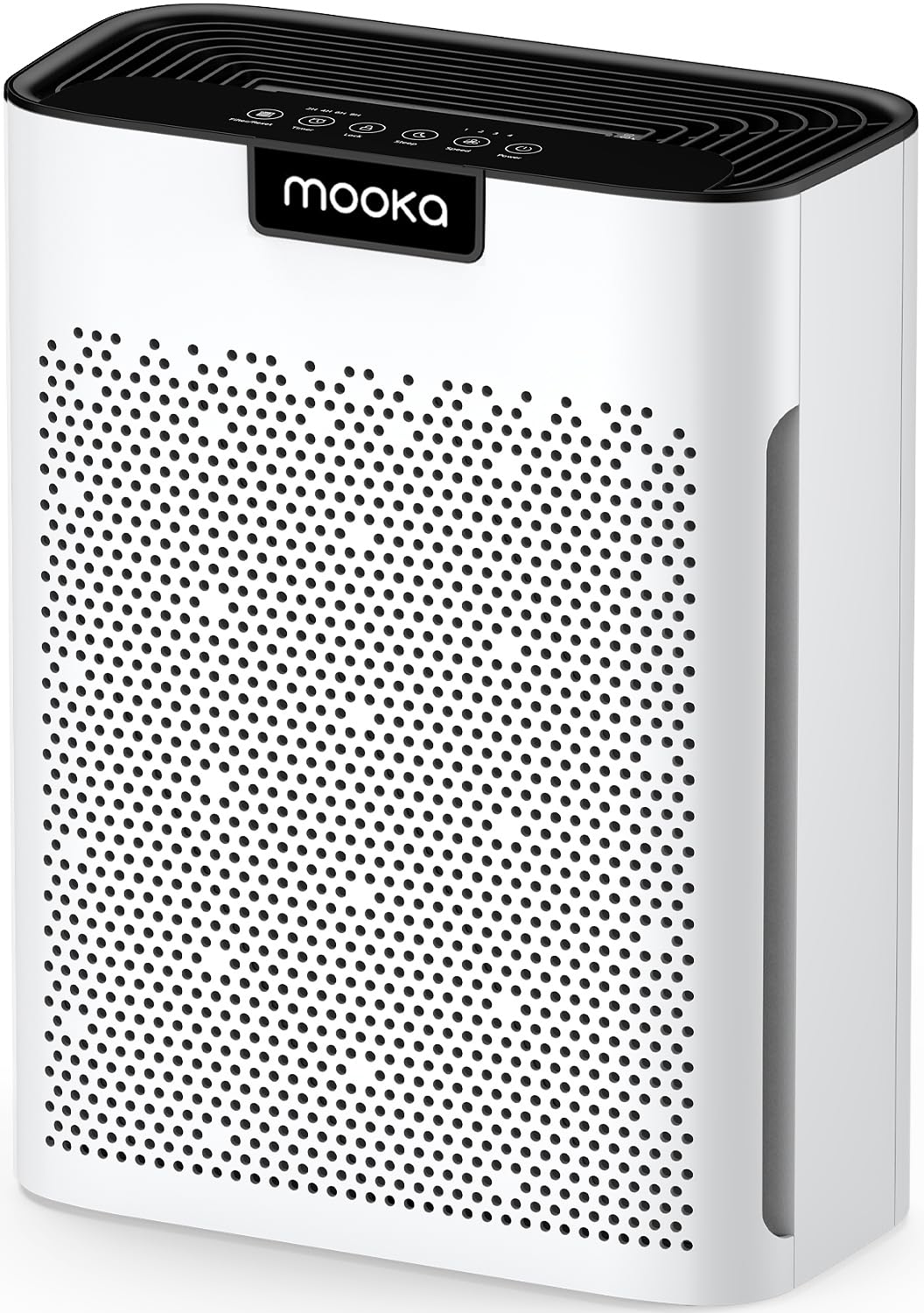 Air Purifiers for Home Large Room 2200 Ft² with Washable Filters, MOOKA H13 HEPA Air Purifier for Home Pets Bedroom with Fragrance, Air Cleaner for Smoke Dust Pollen Pets Hair Odor, KJ190 White Image
