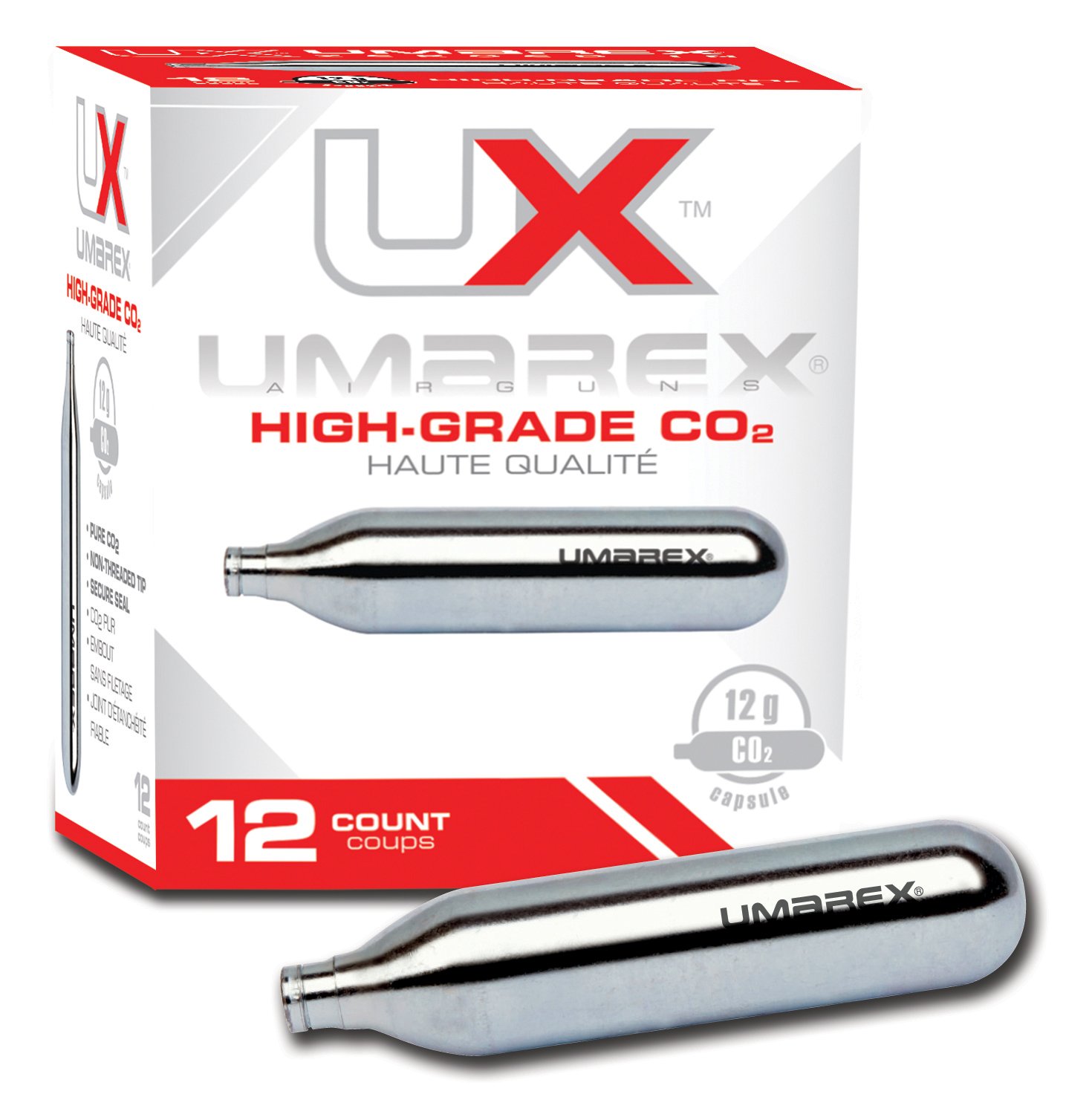 Umarex 12g paintball air soft CO2 Cartridges Frustration Free Packaging