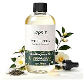 Lopeie White Tea Diffuser Oil &ndash; Essential Oil for Diffuser, Air Freshener &amp; Room Spray &ndash; Long-Lasting with Notes of Tea, Neroli &amp; Bergamot &ndash; Hotel Scent for Ultrasonic &amp; Waterless Diffusers, 8.5 fl.oz